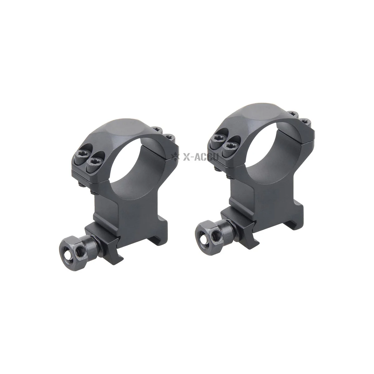 25.4mm X-Accu 1.25in Low Profile Picatinny Rings - Image 5