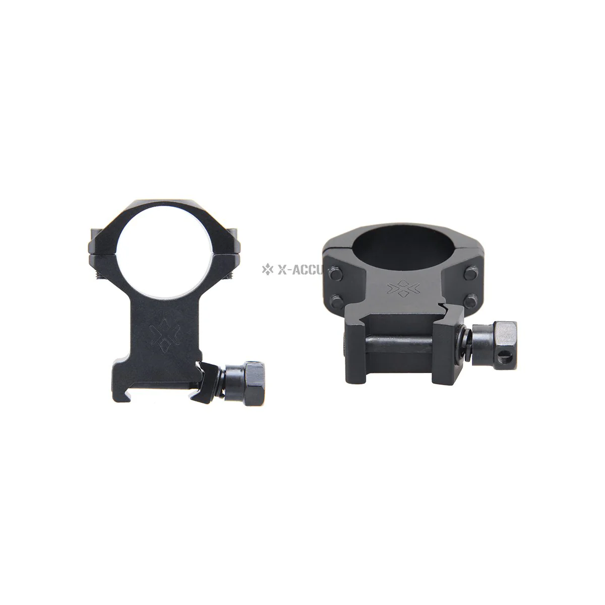 25.4mm X-Accu 1.4" High Profile Picatinny Rings - Image 5