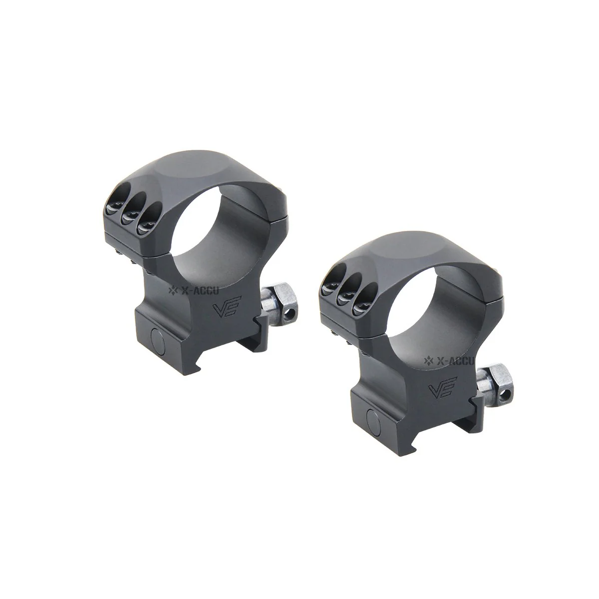 30mm X-Accu 1.25" Medium Profile Picatinny Scope Rings - Image 3