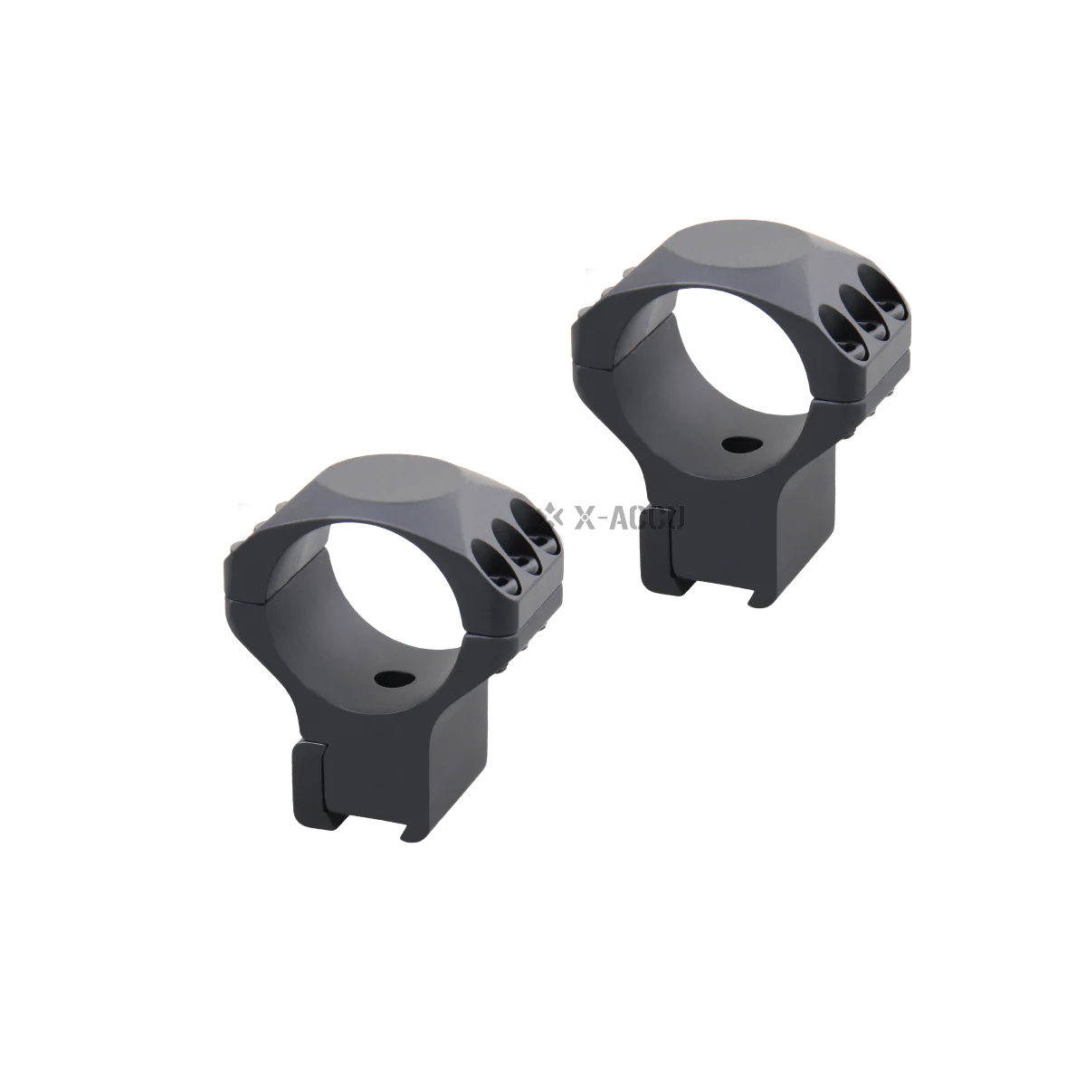 30mm X-Accu 1.25in High Profile 11mm Dovetail Rifle Scope Rings - Image 3