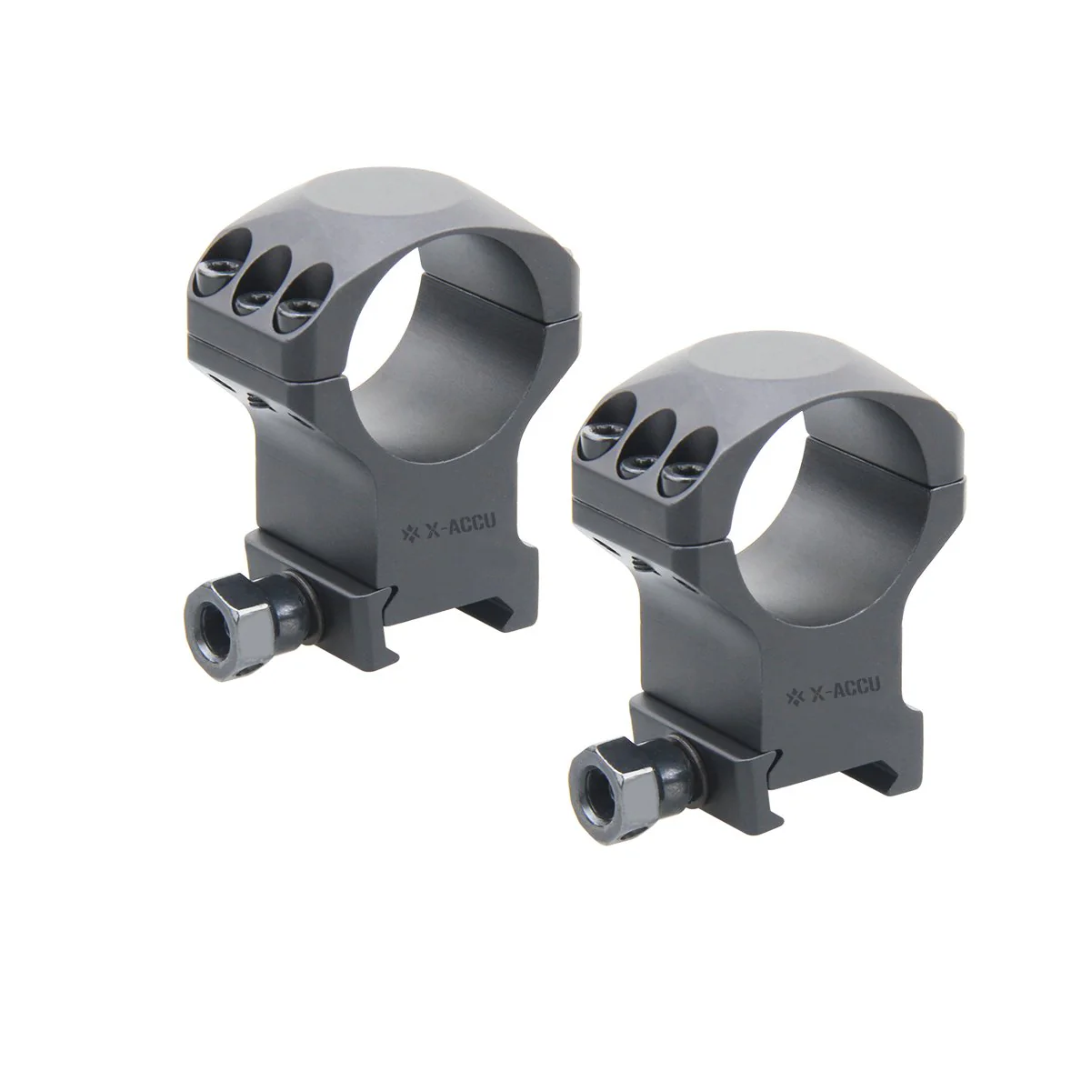 30mm X-Accu 1.4" Medium Profile Picatinny Scope Rings - Image 2