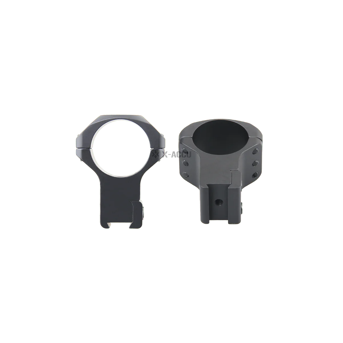 30mm X-Accu 1.5in High Profile 11mm Dovetail Rifle Scope Rings - Image 5