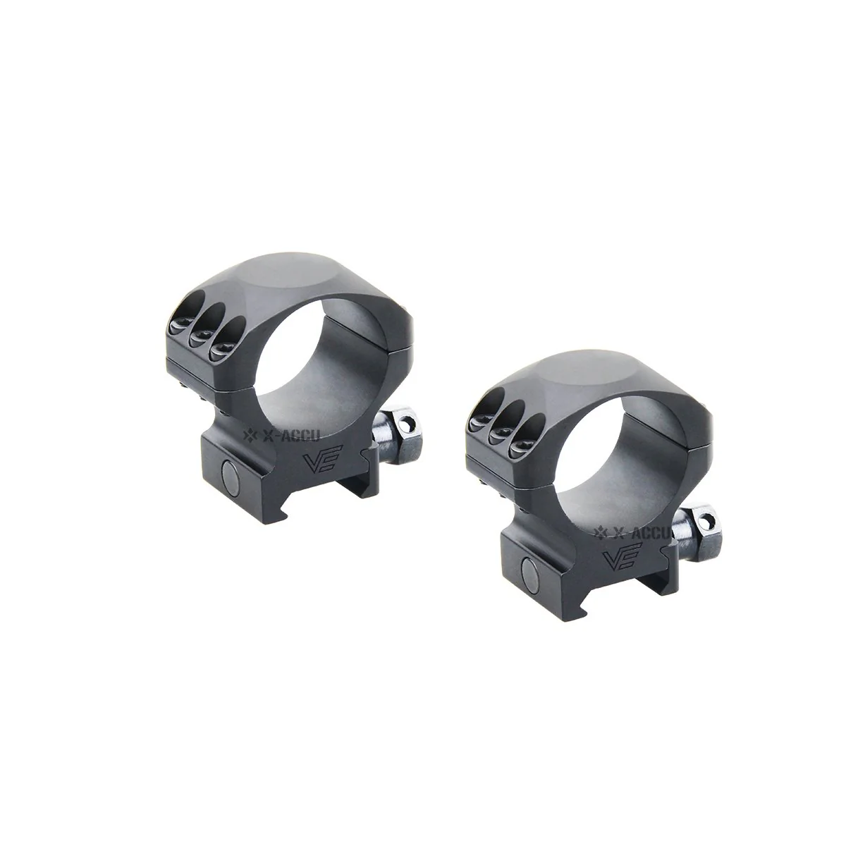 30mm X-Accu 1" Low Profile Picatinny Scope Rings - Image 3