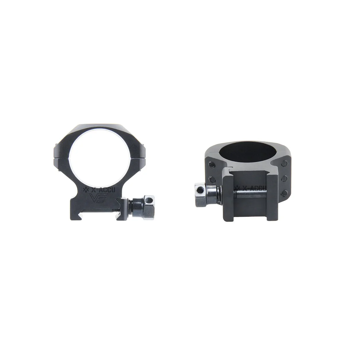 30mm X-Accu 1" Low Profile Picatinny Scope Rings - Image 5