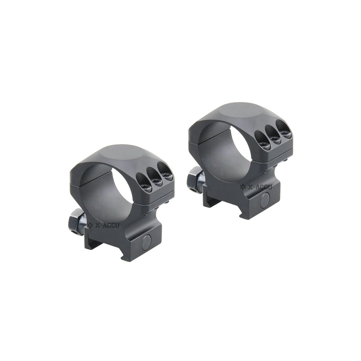30mm X-Accu 1" Low Profile Picatinny Scope Rings - Image 6