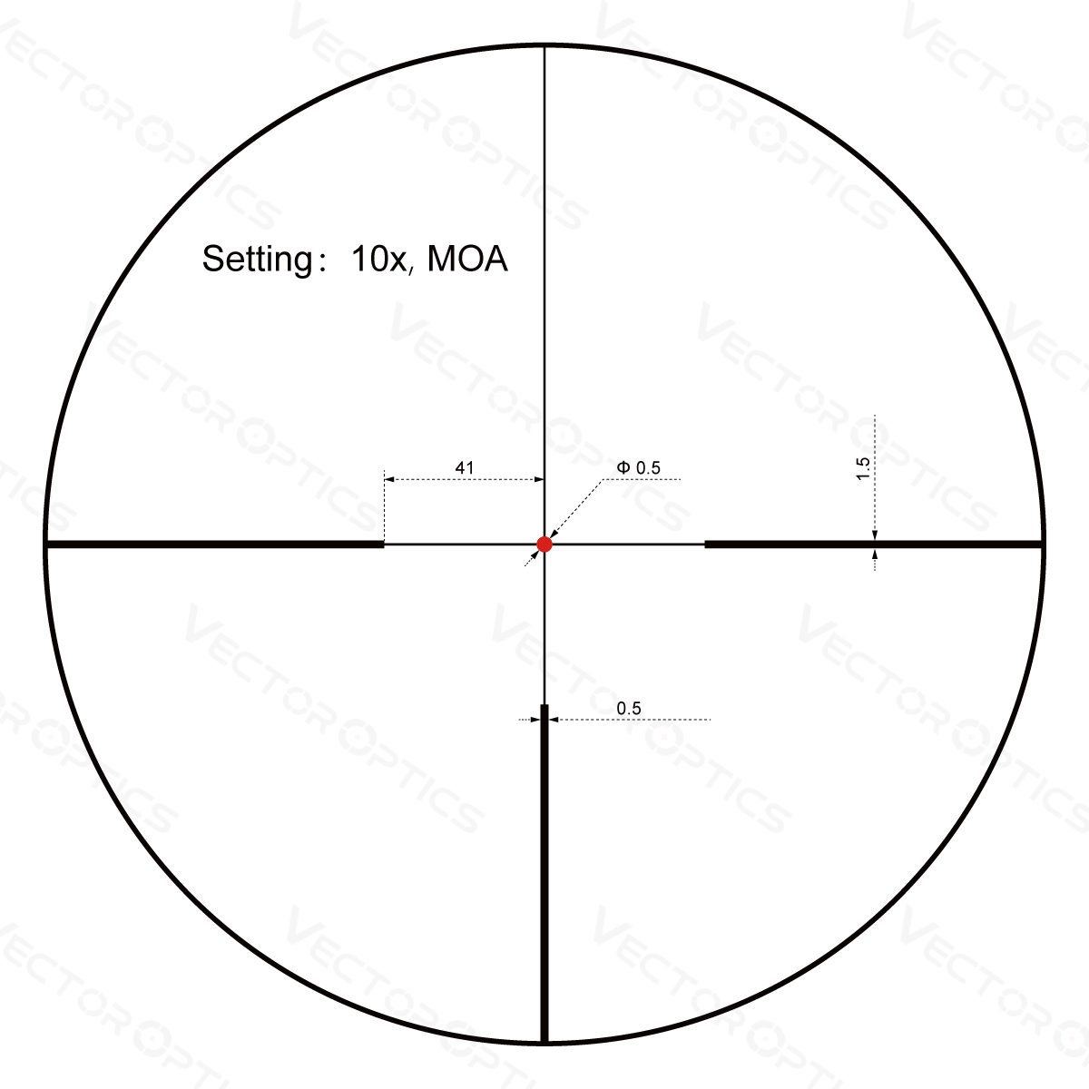 Constantine 1-10x24 Fiber Dot Reticle (SCOC-35) - Image 3