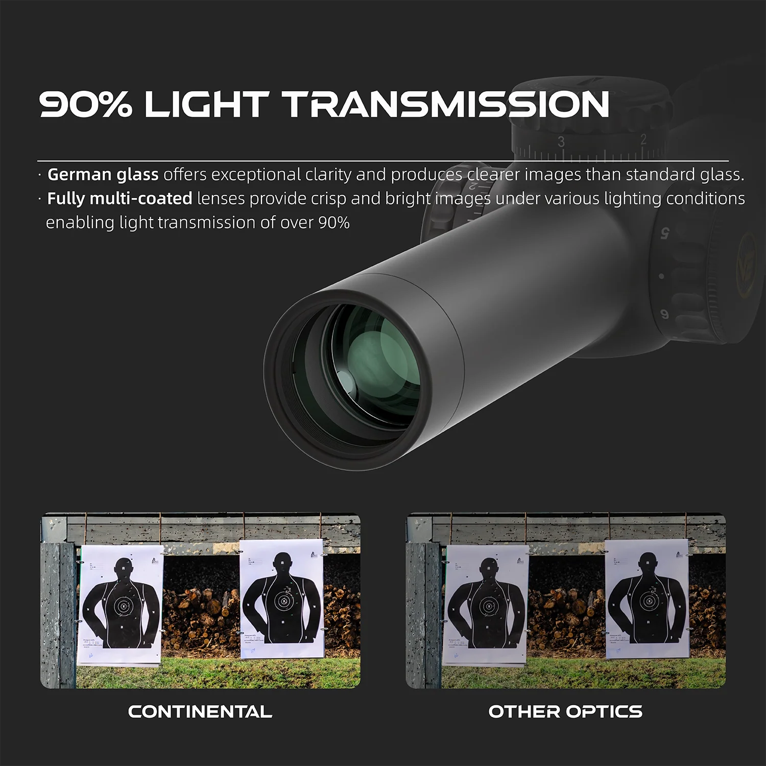 Continental 1-6x24i Fiber Tactical Riflescope (SCOC-44) - Image 15