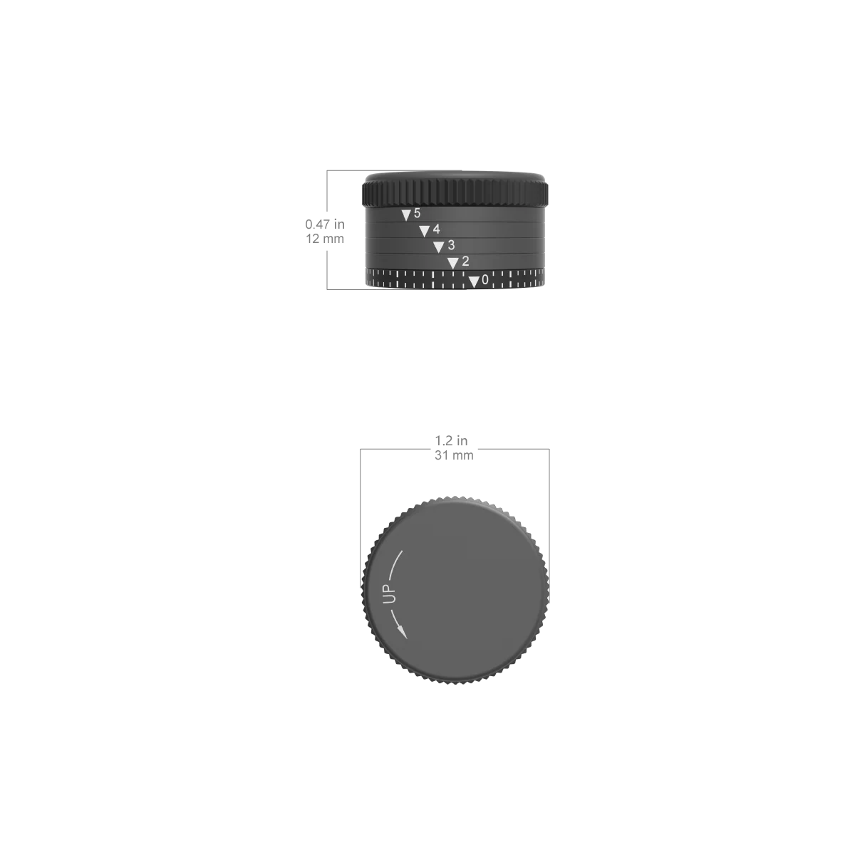 Continental Hunting Scope Ballistic Turret - Image 3
