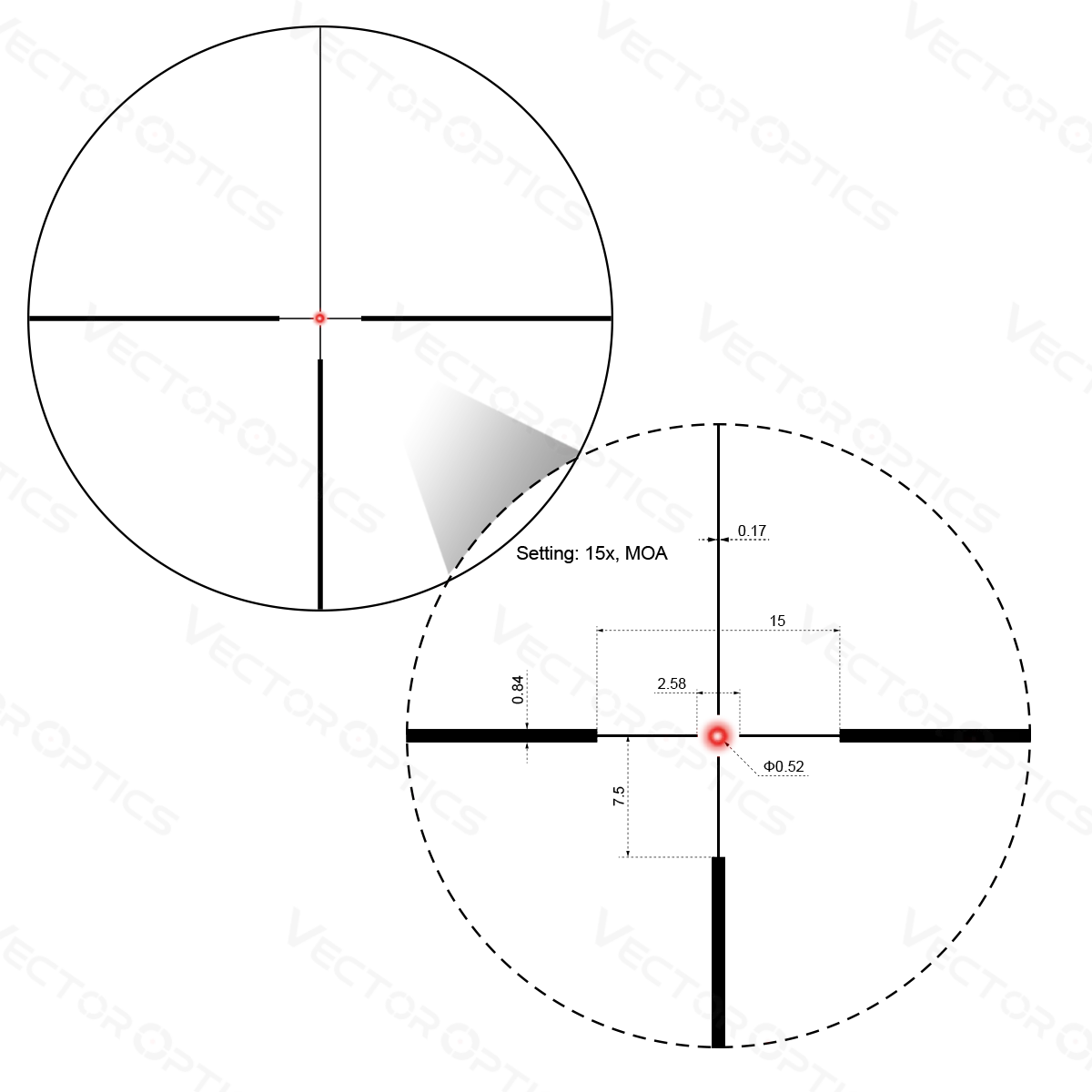 Continental x6 2.5-15x56 Fiber Riflescope - Image 3