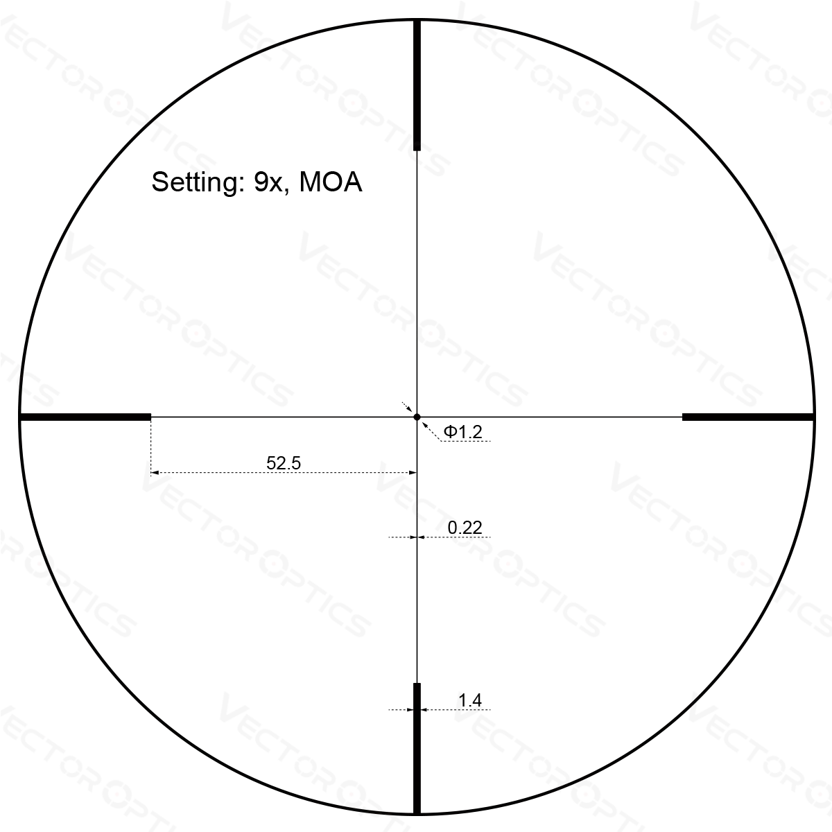 Forester JR. 3-9x40 Riflescope - Image 3