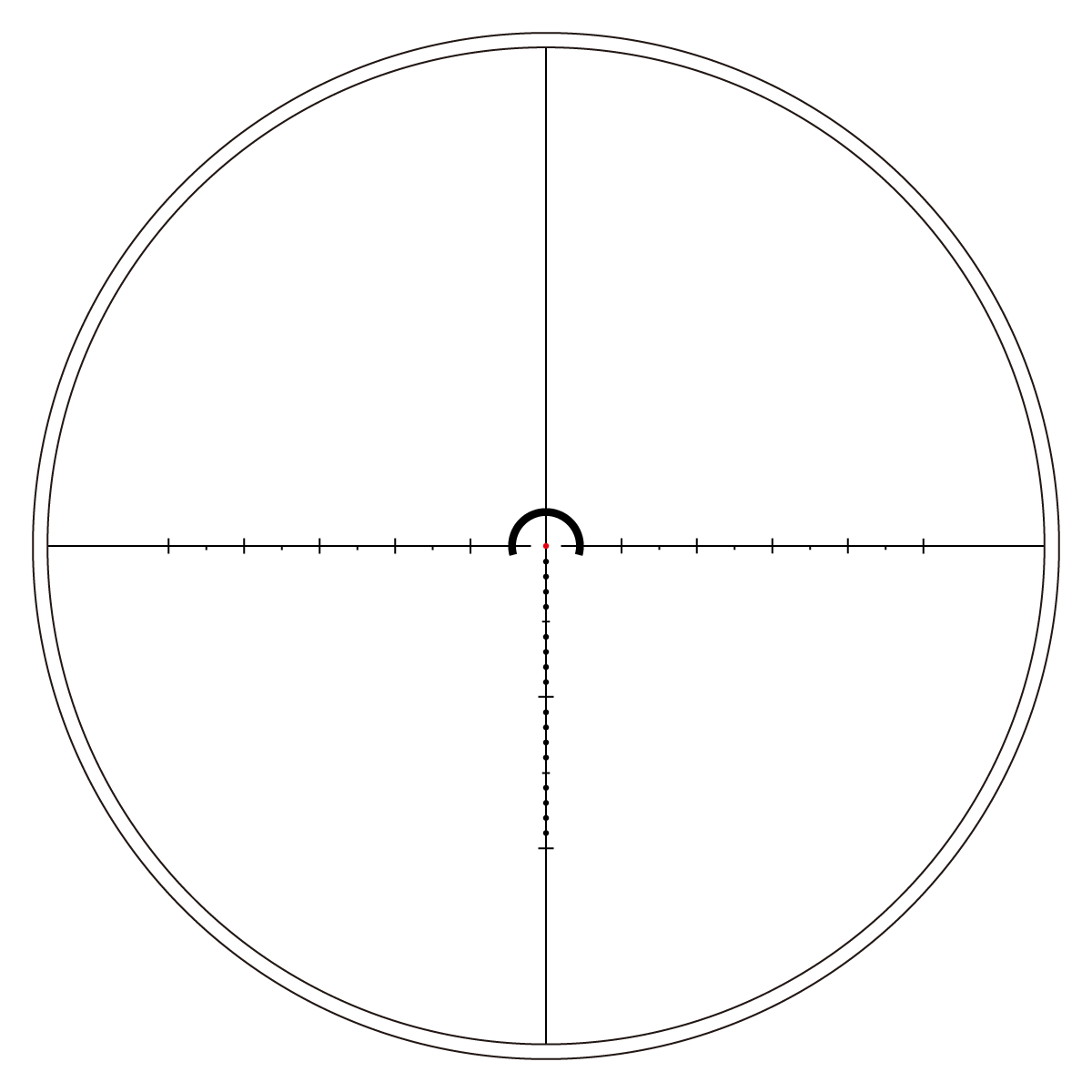 S6 1-6x24i Fiber Budget LPVO (OPSL33) | Fiber Optic Reticle LPVO - Image 2