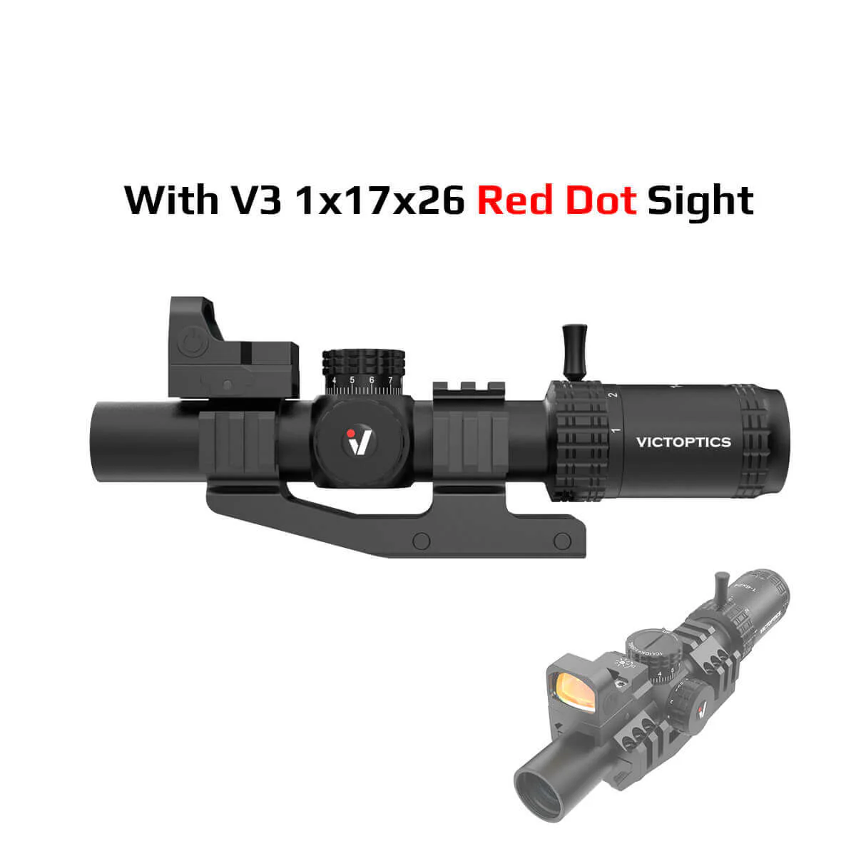 S6 1-6x24i Fiber Budget LPVO (OPSL33) | Fiber Optic Reticle LPVO - Image 8
