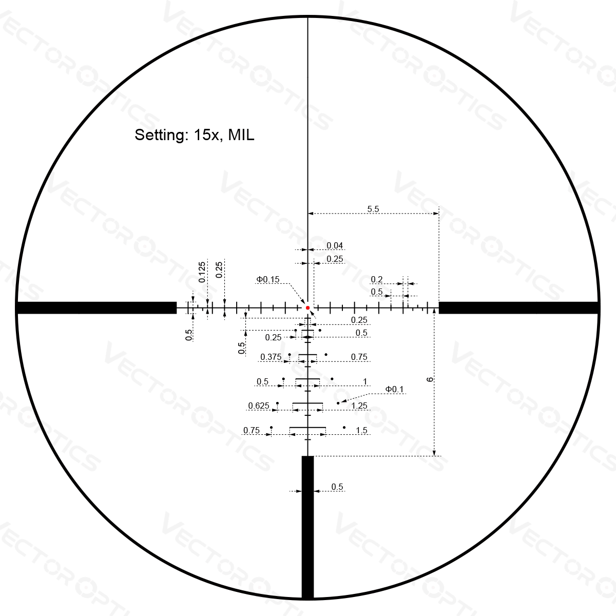 Paragon 3-15x44 1in Zero-Stop - Image 3