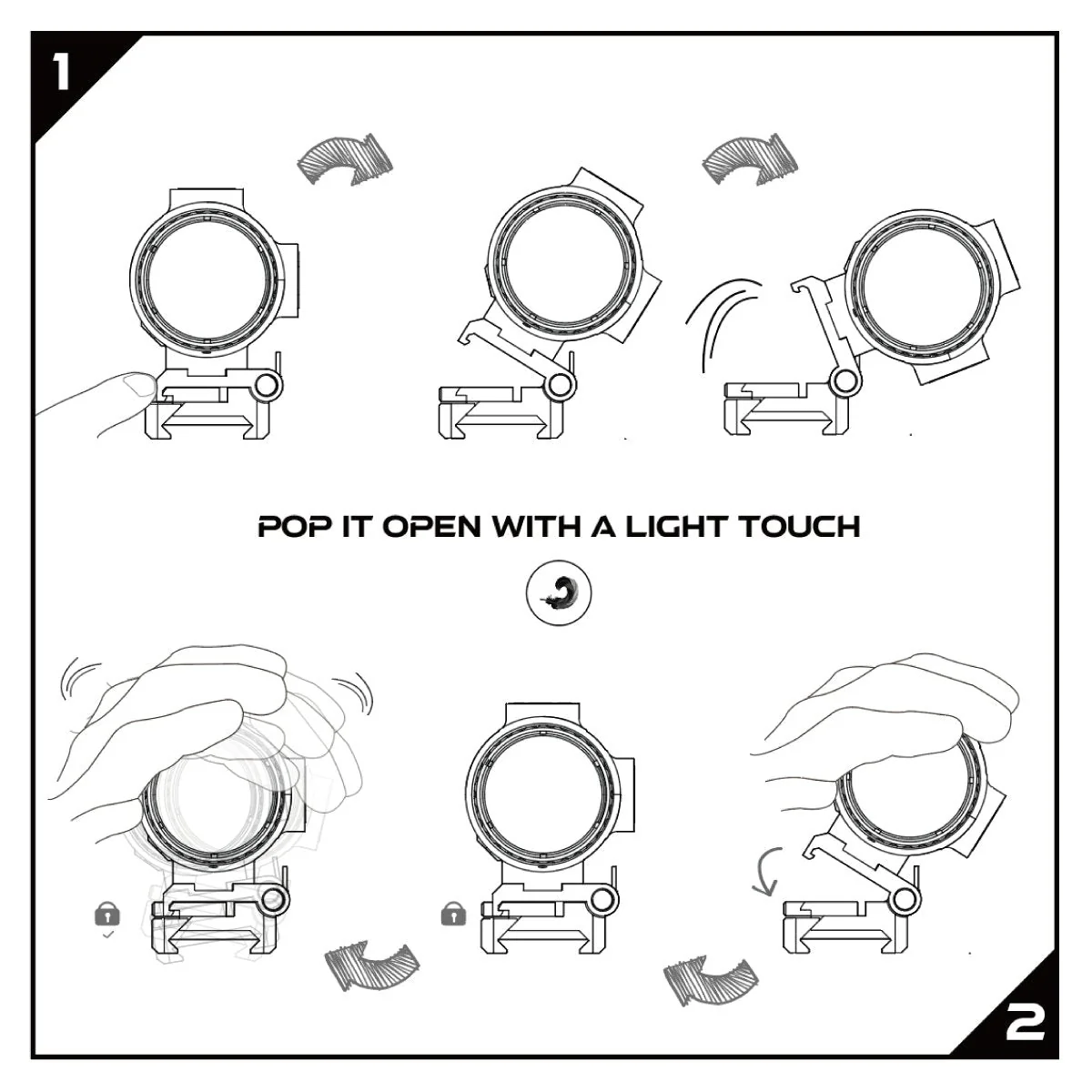 Paragon 3X18 & 5x30  Ultra Compact Magnifier - Image 8
