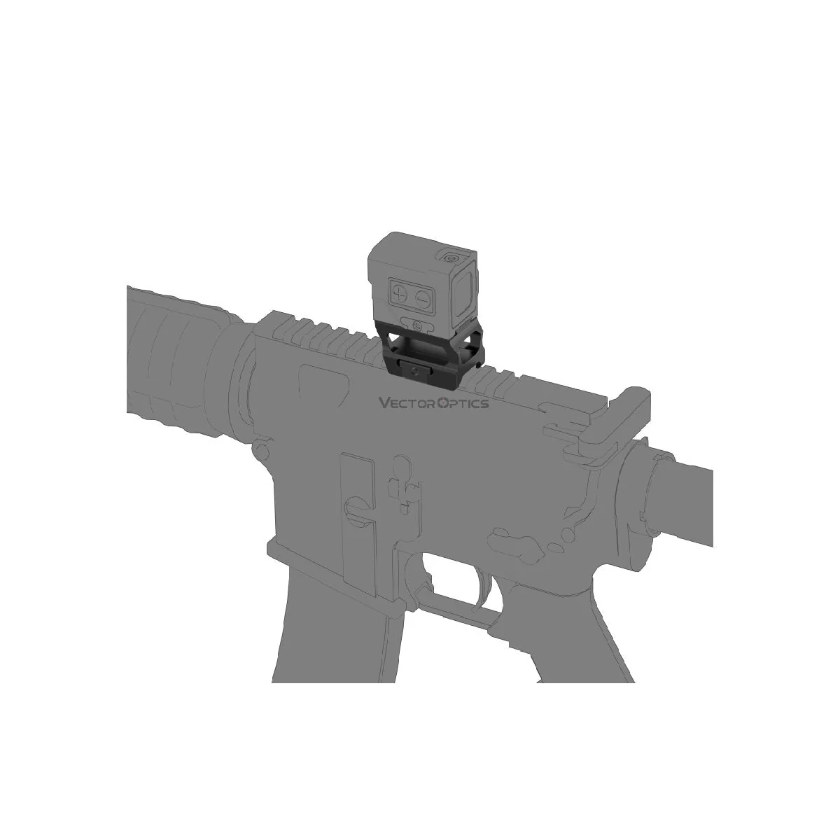 Red Dot Sigher Riser Weaver Mount VOD Footprint - Image 8