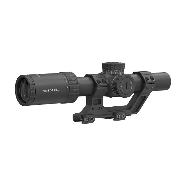 S10 1-10x24i LPVO Fiber SFP Rifle Scope w/ 1-Piece Extreme High Picatinny AR Mount Kit (OPSL139) - Image 5