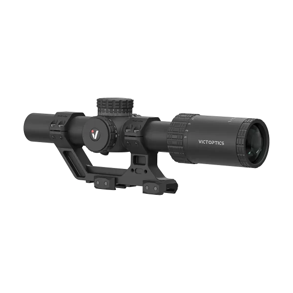 S10 1-10x24i LPVO Fiber SFP Rifle Scope w/ 1-Piece Extreme High Picatinny AR Mount Kit (OPSL139) - Image 6