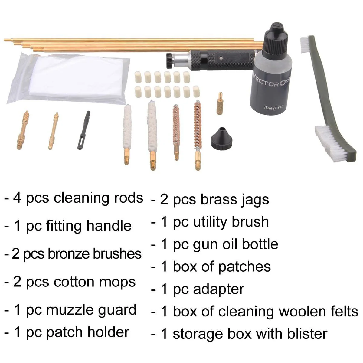 Gunpany .177 & .22 Airgun Gun Cleaning Kit - Image 3
