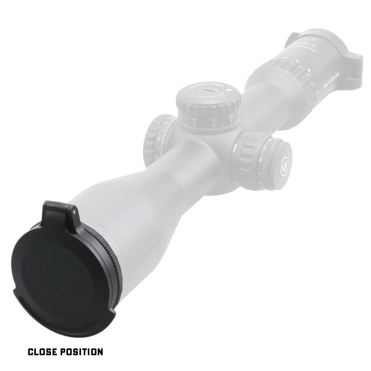 Metal Objective Flip-up Cap for 34mm Continental 3-18x50 - Image 7
