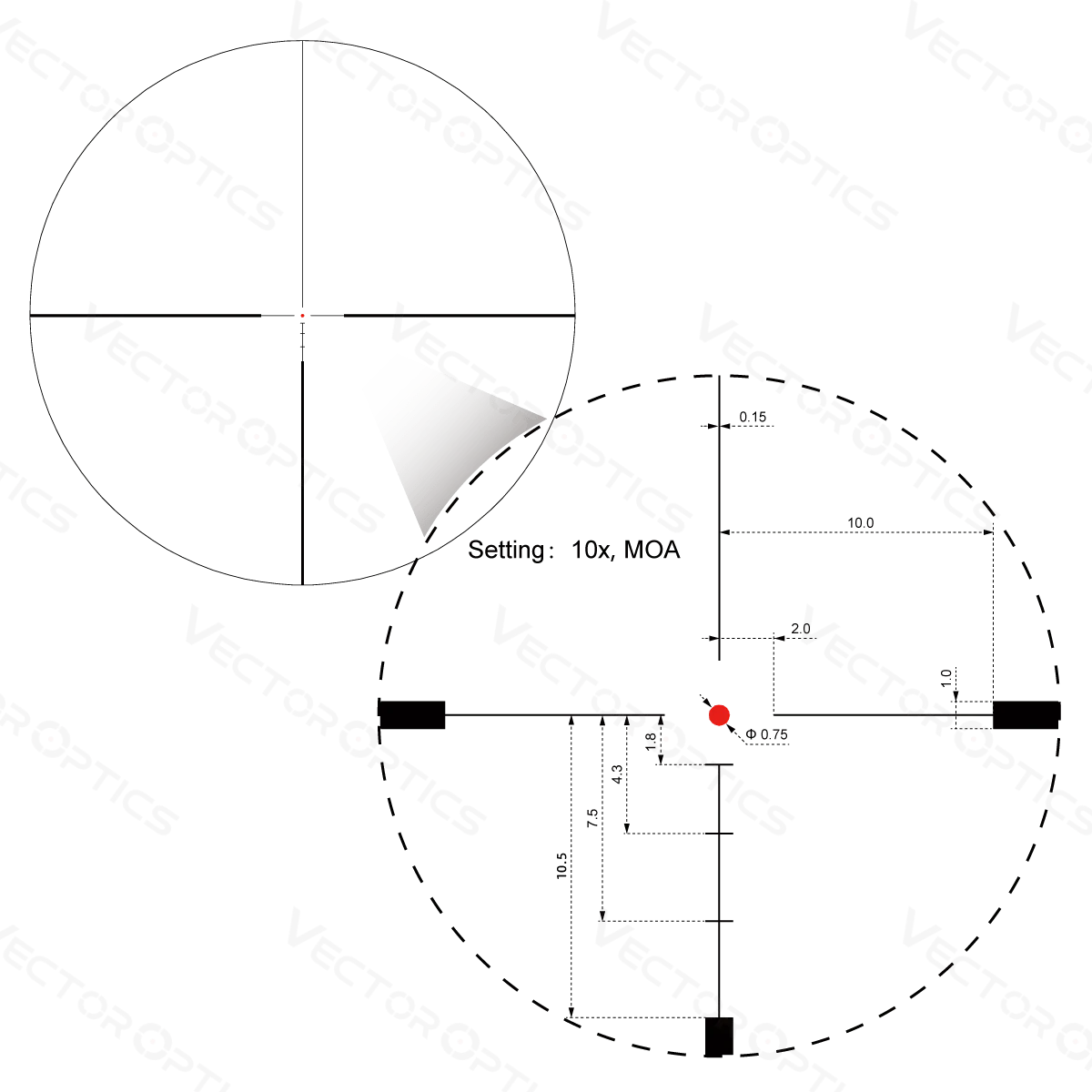 Hugo 4-16x44GT SFP Riflescope (SCOL-30) - Image 4