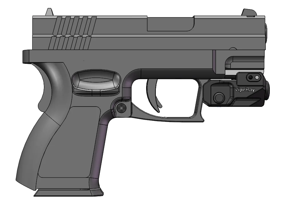Scrapper Subcompact Pistol Green Laser Sight FDE - Image 2