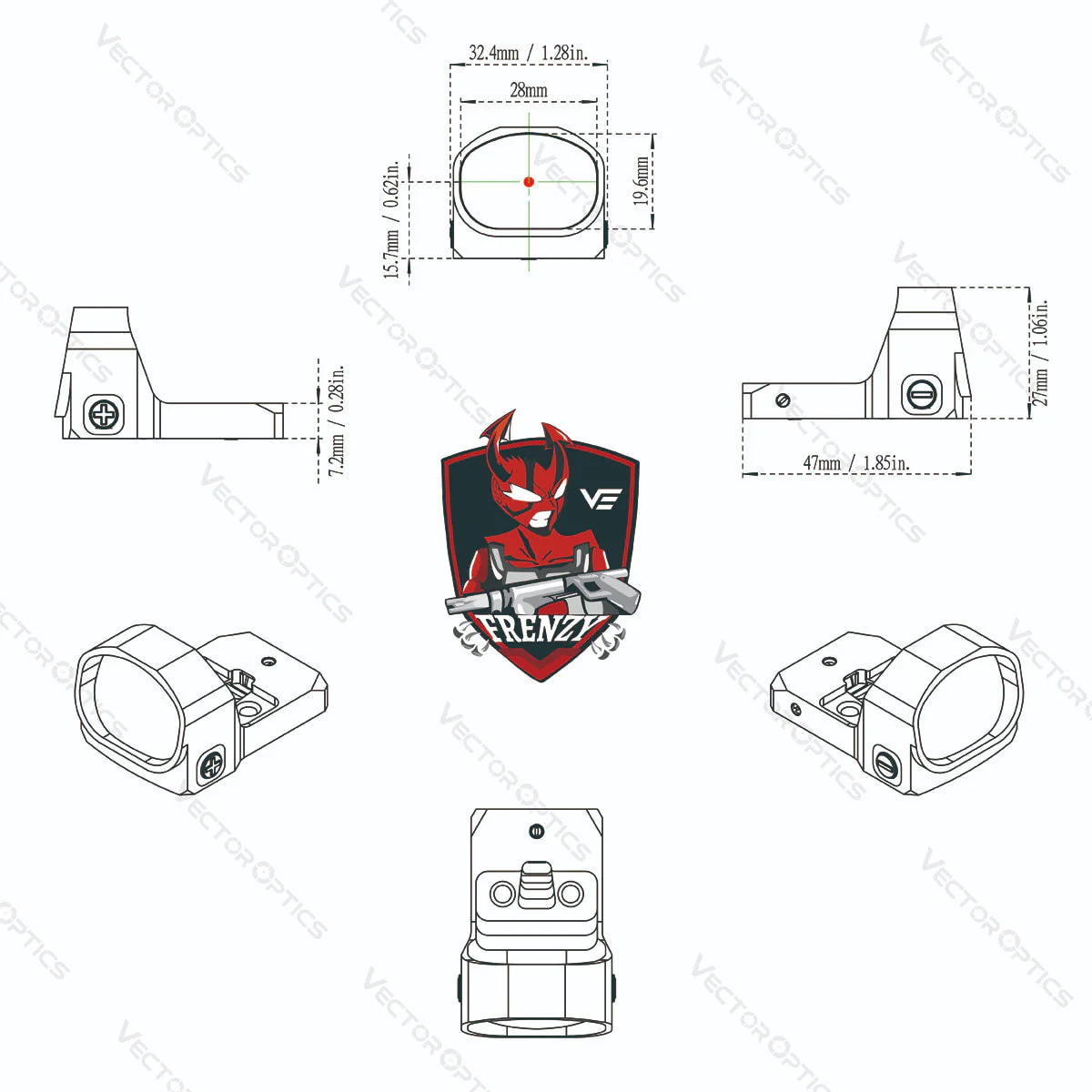 3MOA | Frenzy-X 1x20x28 Red Dot Sight (SCRD-35) - Image 11