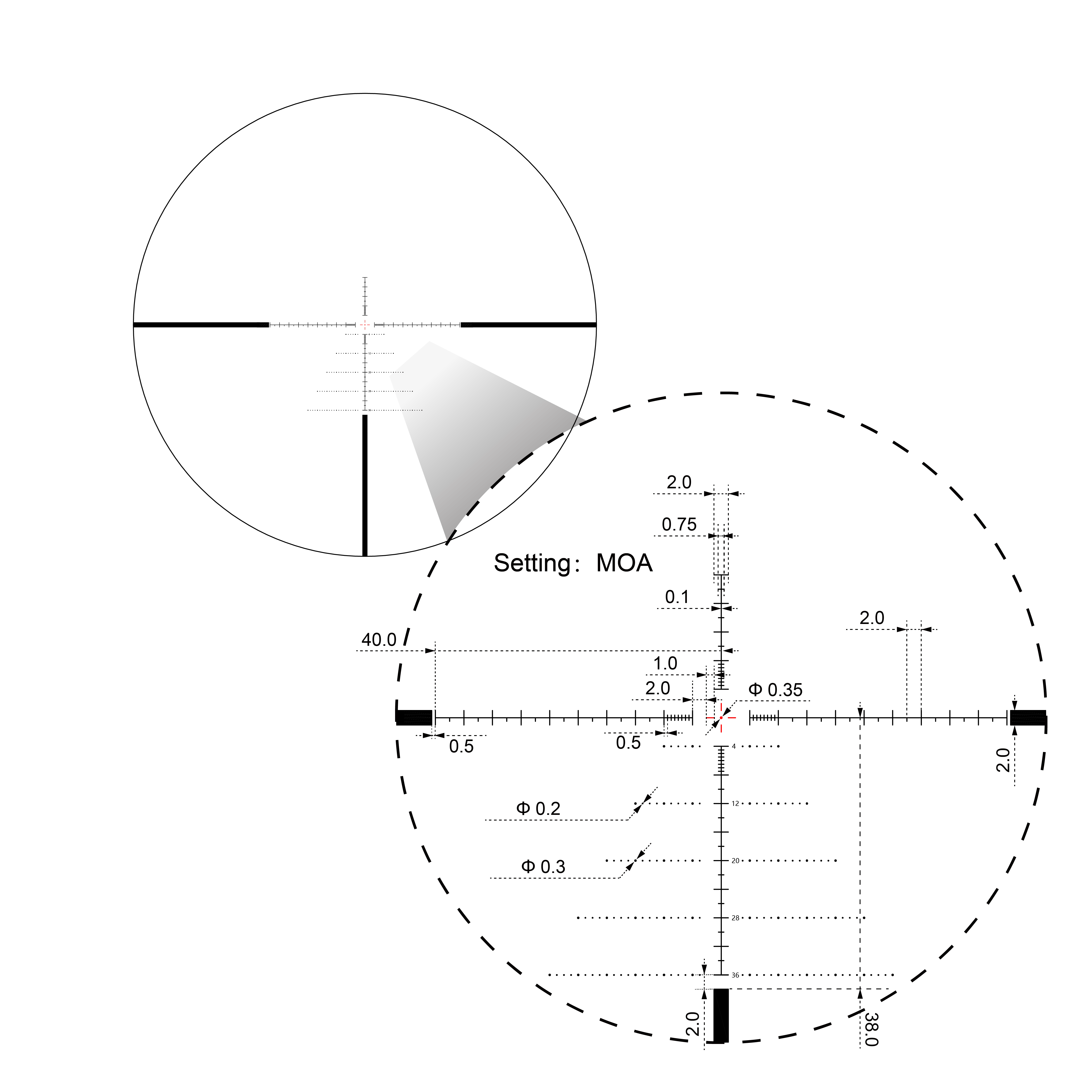 Sentinel 6-24x50 FFP Rifle Scope (SCFF-57) - Image 3