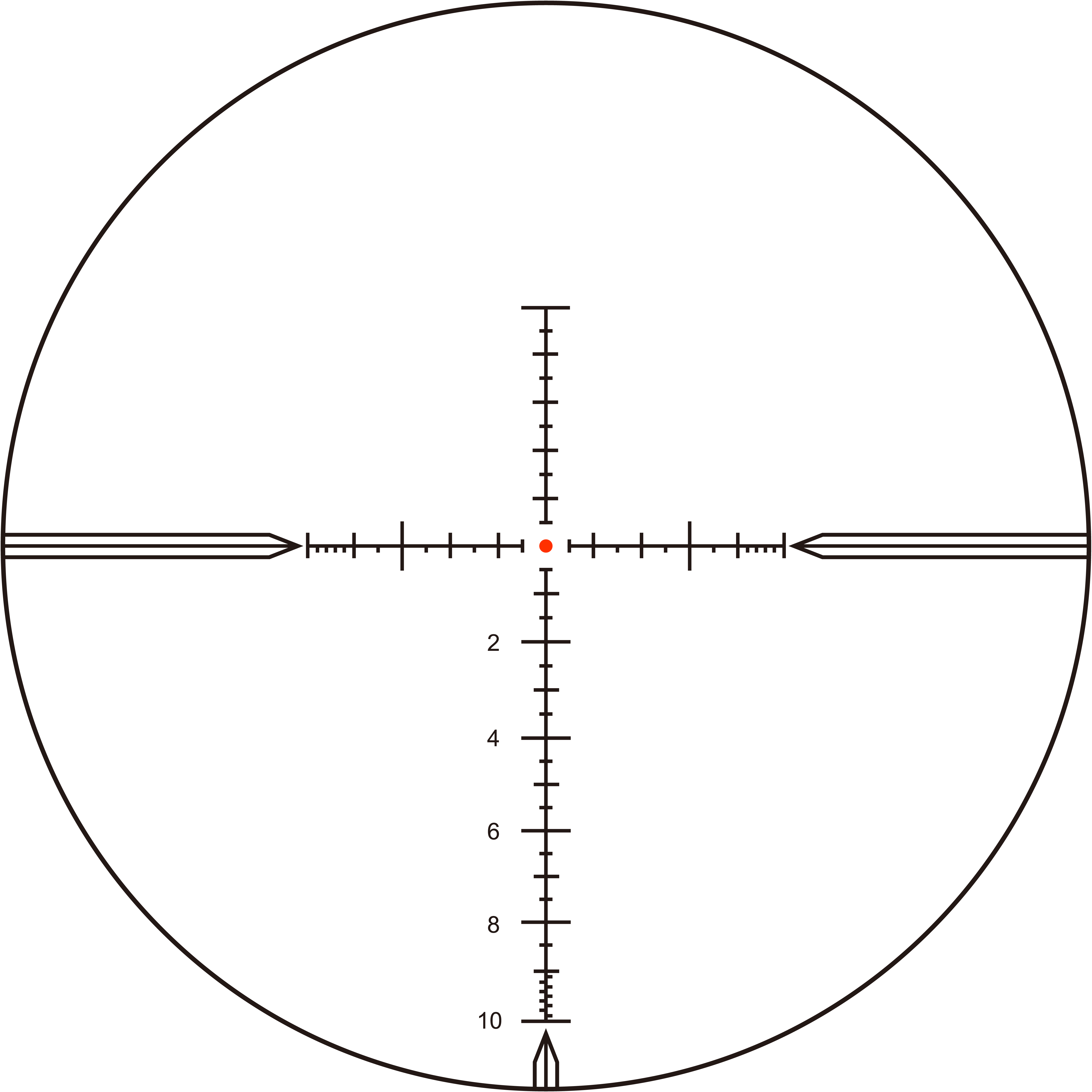 Tauron 5-30x56 GenII FFP MPX1 Reticle Rifle Scope (SCFF-66) - Image 9