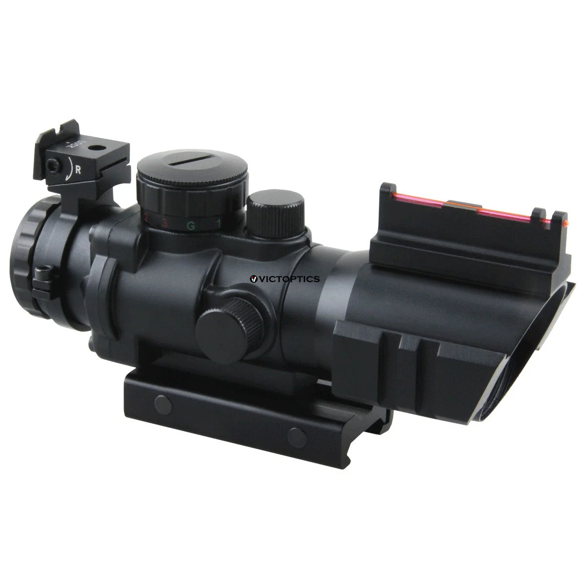 Victoptics C1 Fiber Sight 4x32 Prism Riflescope - Image 4