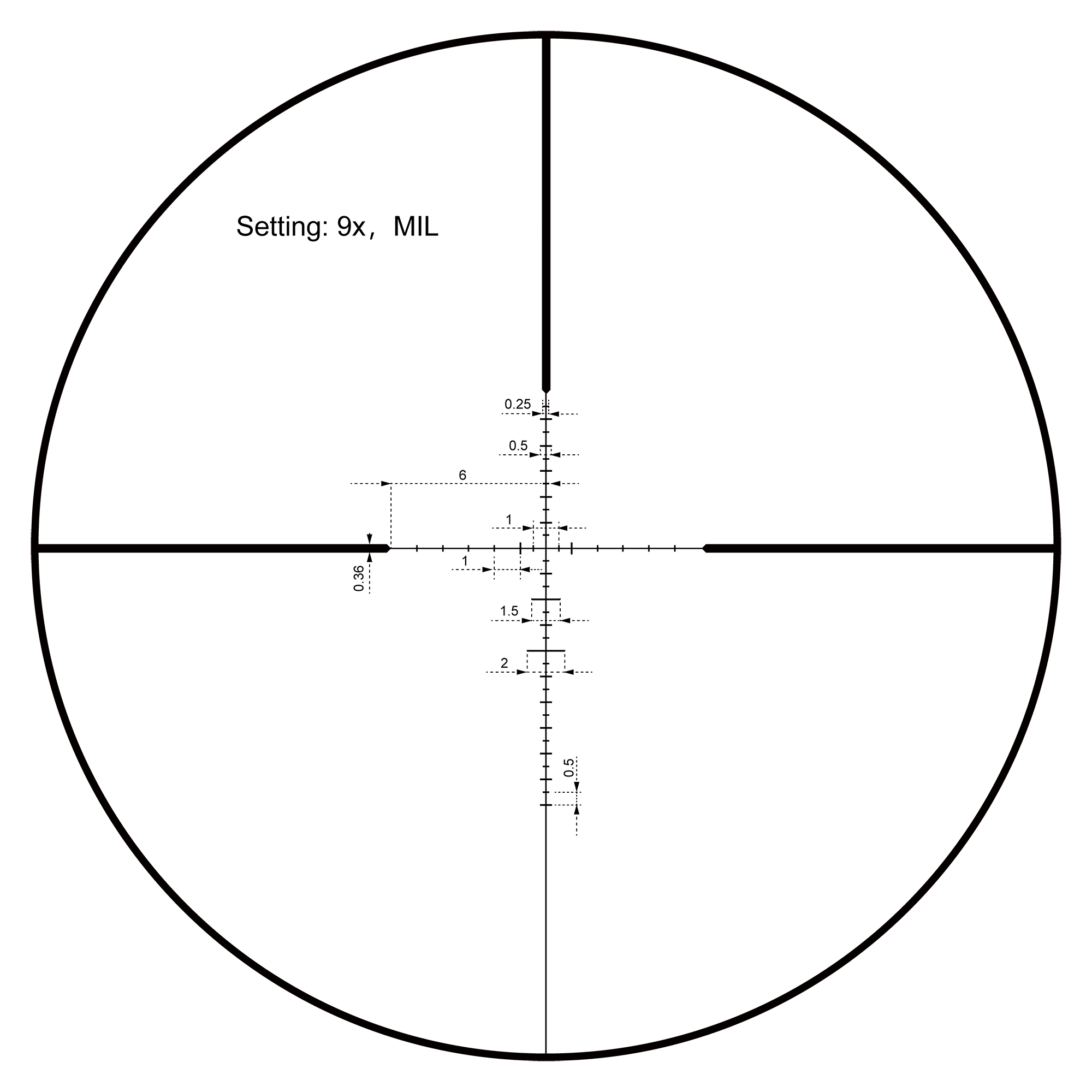 1” Monotube | VictOptics SOI 3-9x40 Rifle Scope (VIOC-03) - Image 3