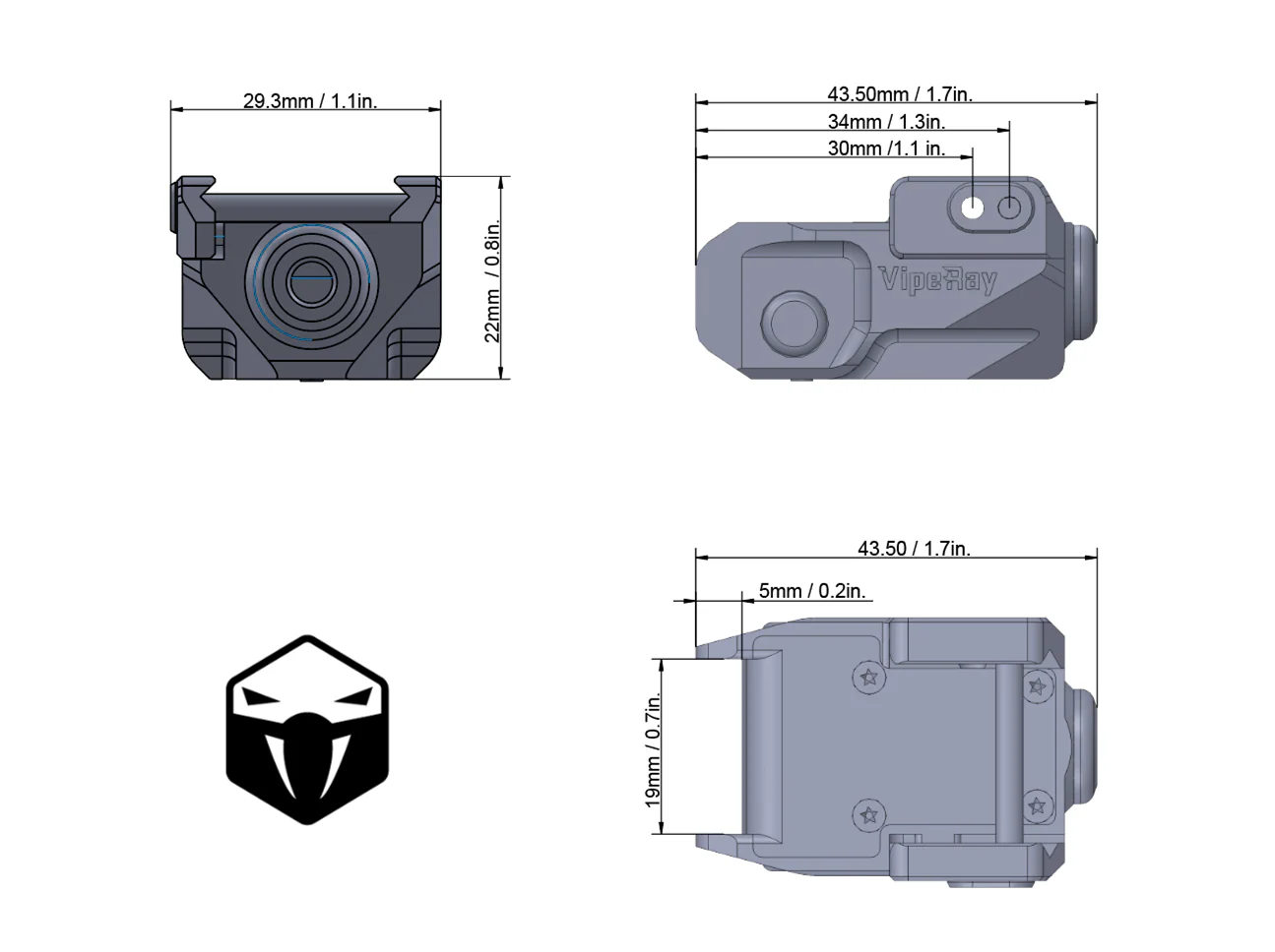 Scrapper Subcompact Pistol Red Laser Sight - Image 10