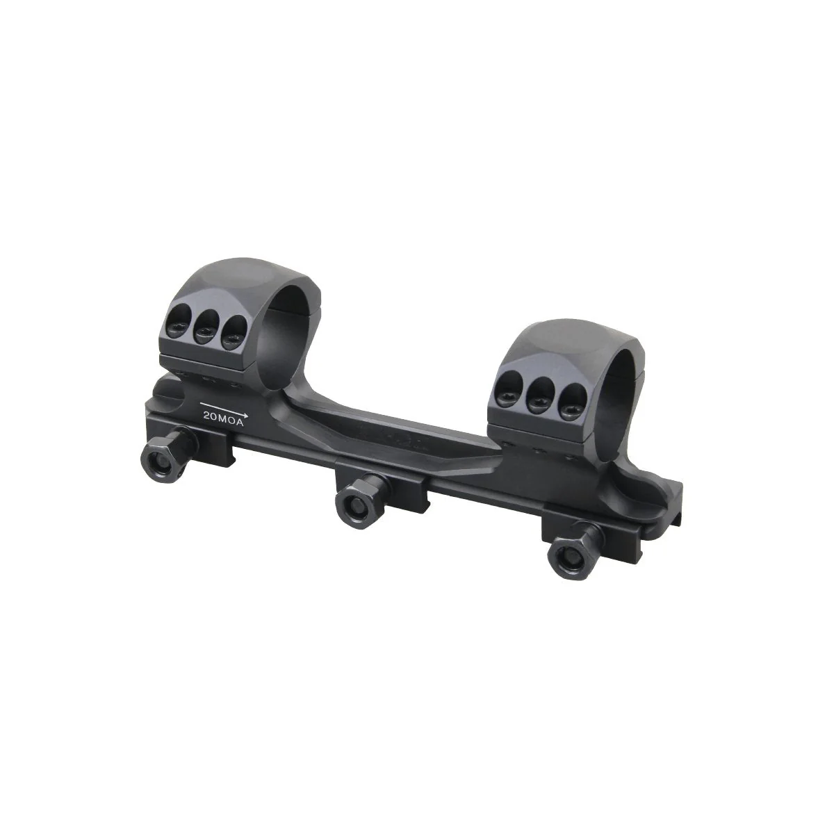 X-ACCU 30mm 1.2" Medium Profile 1- Piece 20MOA Picatinny