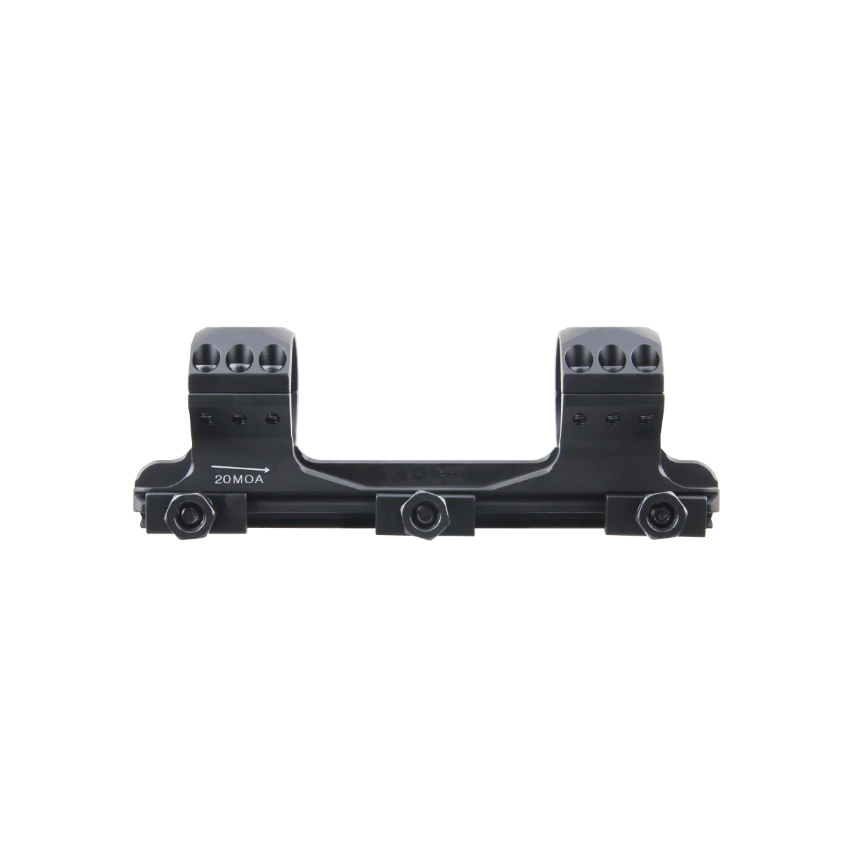 X-ACCU 30mm 1.2" Medium Profile 1- Piece 20MOA Picatinny - Image 5