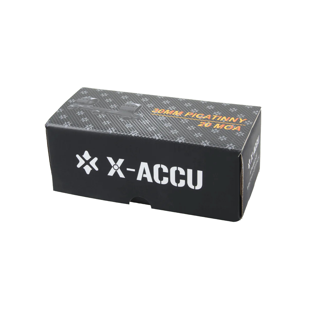X-ACCU 30mm 1.2" Medium Profile 1- Piece 20MOA Picatinny - Image 8