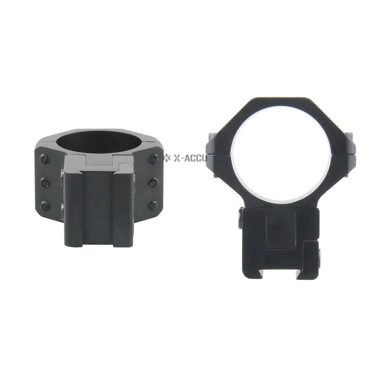 X-ACCU 30mm Adjustable Elevation Dovetail Rings - Image 10