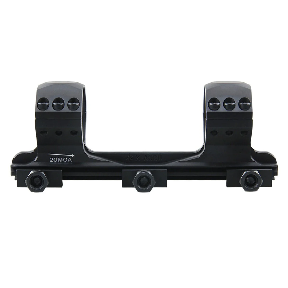 X-Accu 34mm Medium Profile One Piece 20MOA Picatinny Mount - Image 5